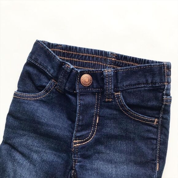 Old navy dark wash skinny jeans EUC 3-6 months - Picture 2 of 6